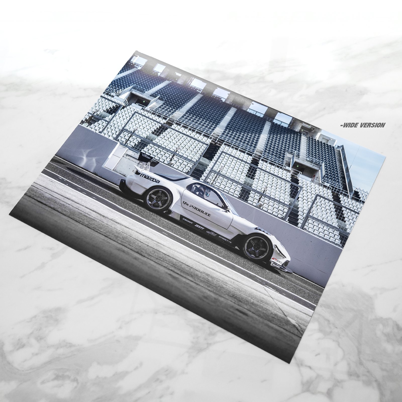 RINSUKAMページ Y's Produce 4-Rotor Suzuka Circuit 2024 - 17x22 ANSI C Print | NDF